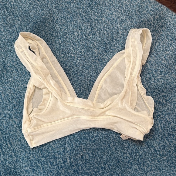 SKIMS summer mesh scoop bra bone s - Picture 10 of 10